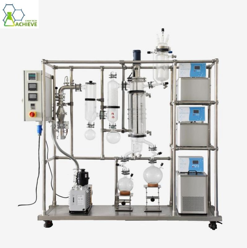 Hybrid Wiped Film Distillation Unit | 0.25m² Molecular Distillation System high quality